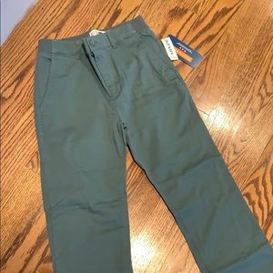 Old Navy slim tapers boys pants size XL 14-16 grn